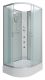 Душевая кабина Niagara NG-33184-14RBKG с гидромассажем 110x80см серебро/матовое