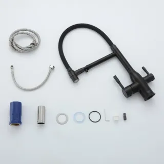 Смеситель для кухни Frap F4398-6 черный