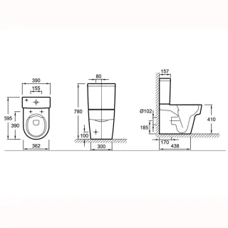 Бачок для унитаза Jacob Delafon Odeon ETT212-00