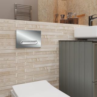 Клавиша смыва Charus Magnus FP.340.21.01 хром глянцевый с хромированной окантовкой клавиш