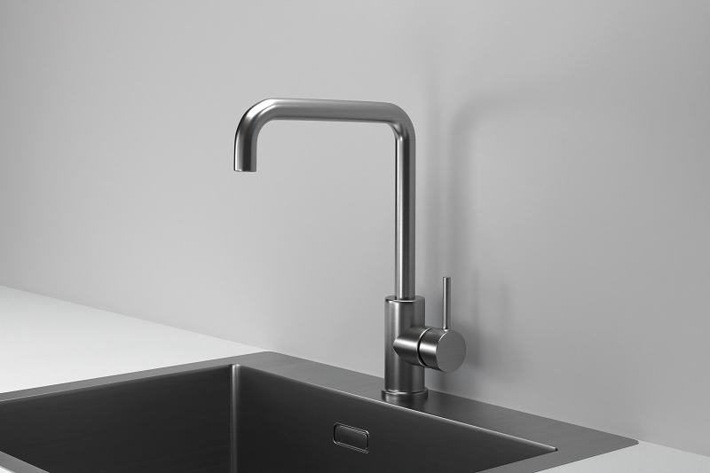 Смеситель для кухни Granula Kitchen Space 7110, СТАЛЬ САТИН