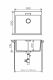 Мойка кухонная Tolero Loft TL-580 чёрный 473585