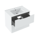 Тумба Runo Lina 80 белая под умывальник Teffy 80 (00-00004605)