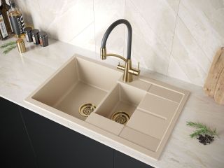 Мойка кухонная Paulmark Flugen PM237850-QU кварц