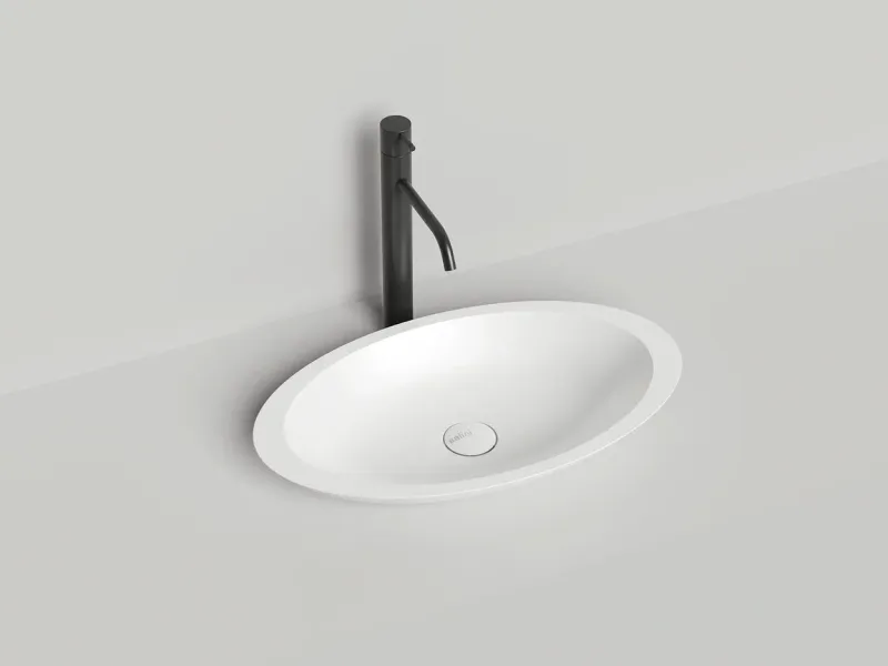 Накладная раковина Salini Callista 02 S-Sense 1101102G 58см белый глянцевый