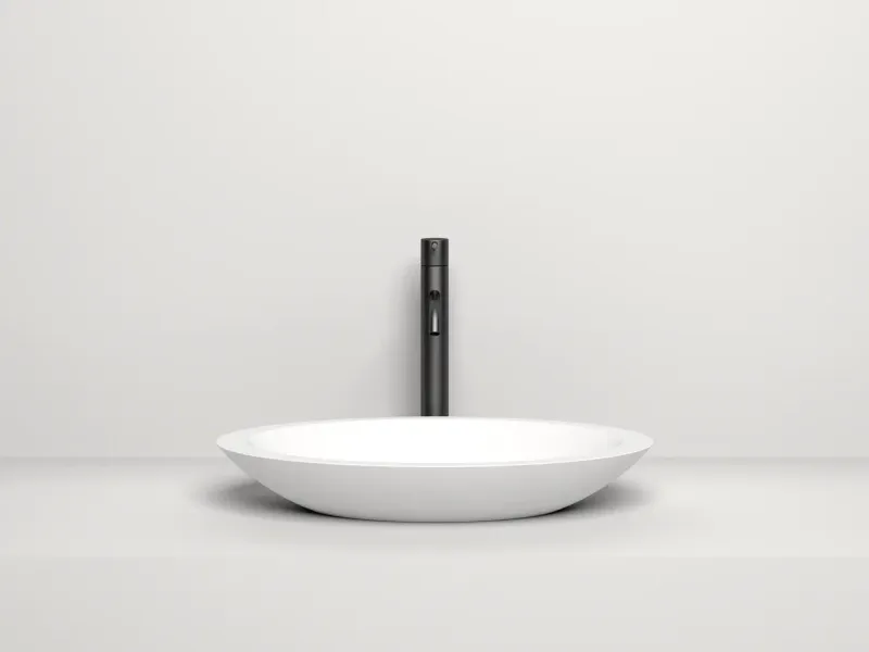 Накладная раковина Salini Callista 02 S-Stone 1101202SM 58см белый матовый