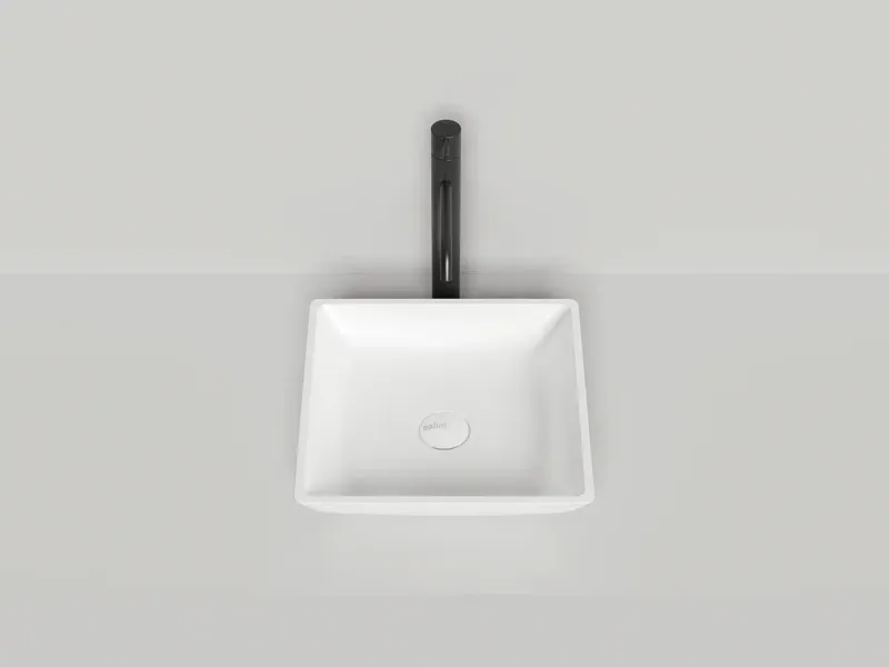 Накладная раковина Salini Callista 04 S-Stone 1101208SMRH 38см RAL снаружи