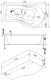 Акриловая ванна Bas Капри 170x80 см правая без гидромассажа