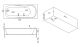 Акриловая ванна Bas Ибица Standart 150x70