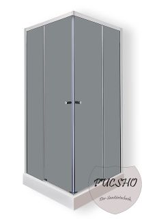 Душевой уголок Pucsho Platz Grey 5112 И0000094 90x90 с поддоном Ap 190