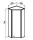 Шкаф навесной Runo угловой Кредо 30 (00000000010)