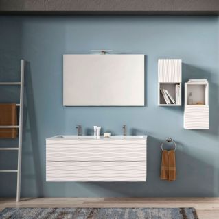 Тумба под раковину Cezares 119x49 Bianco Laccato Opaco Bali BABS1201C1V.601