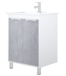 Тумба под раковину Corozo Чикаго 65см бетон SD-00000325