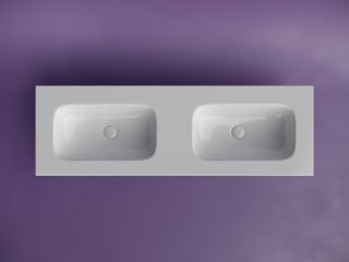 Раковина Ceramicanova Grace CN7022wx с двумя чашами 140 см белый