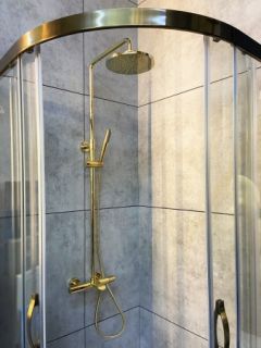 Душевая система с термостатом AltroBagno Costanza 030419 Or золото