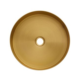 Раковина AltroBagno Costoso 001005 OrSp из нержавеющей стали золото матовое