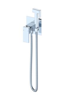 Гигиенический душ со смесителем Wonzon & Woghand Cube WW-88829016-CR хром