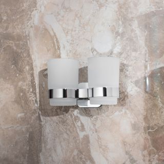 Стакан для зубных щёток РМС A1160-2 двойной хром