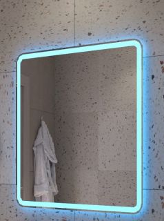 Зеркало Cezares 700x800x30мм со встроенной разноцветной подсветкой RGB и сенсорным выключателем CEZARES CZR-SPC-MC-700-800-RGB-TCH