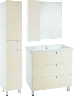 Пенал Bellezza Пегас 35см правый бежевый 00000011261