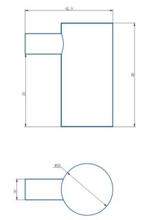 Крючок для ванной комнаты Haiba HB8405-1 хром