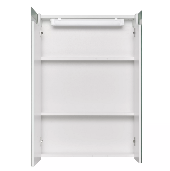 Зеркальный шкаф Акватон Верди 60см белый/ясень фабрик 1A206902VDAV0