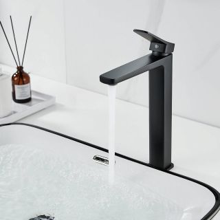 Смеситель для раковины Shevanik S9911H чёрный