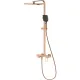 Душевая система DQ Dortmund DA1713733 320x210 мм, со смесителем, розовое золото матовый