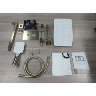 Душевая система DQ для ванны и душа Dortmund встраиваемая с изливом мат.золото(DA1715607)