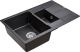 Мойка кухонная Paulmark Flugen PM237850-BL чёрный