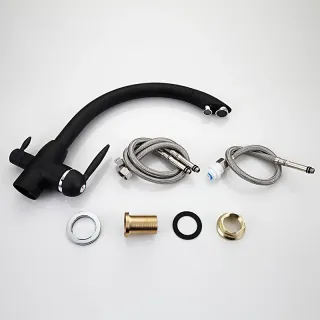 Смеситель для кухни Frap F4399-7 черный