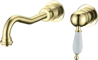 Смеситель встраиваемый Boheme Tradizionale Oro для раковины золото 287