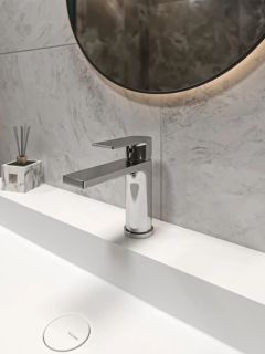 Cмеситель для раковины Knotlor KN-30, хром