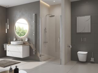 Душевая дверь BelBagno UNO-B-1-60-C-Cr хром
