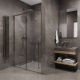 Душевая дверь в нишу Timo T51R 150 см правая никель