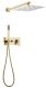 Душевая система ABBER Daheim золото матовое AF8218G