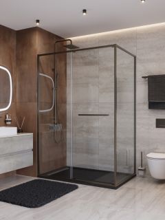 Душевой уголок CEZARES LUX-AH-FS-11-130/100-C-CR 