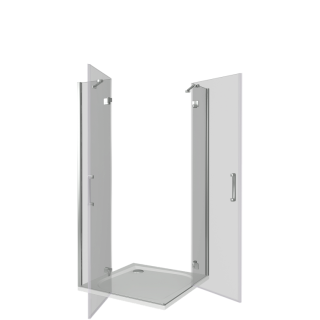 Душевой уголок Good Door SATURN CR-100-C-CH 100x100 стекло прозрачное