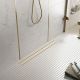 Душевой лоток Timo Drain System DS230206/17 60см с двусторонней панелью plate под плитку золото матовое