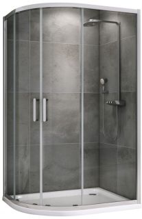 Душевой уголок ABBER Schwarzer Diamant AG01190 100x90см хром