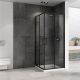 Душевой уголок ABBER Schwarzer Diamant AG02080B5 80x80см чёрный