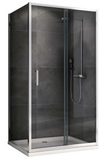 Душевой уголок ABBER Schwarzer Diamant AG301105-S605 110x60см хром