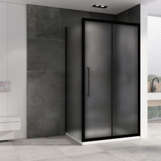 Душевой уголок ABBER Schwarzer Diamant AG30110BMH-S100BM 110x100см чёрный