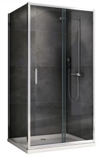 Душевой уголок ABBER Schwarzer Diamant AG301305-S505 130x50см хром