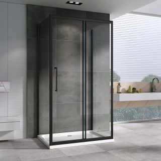 Душевой уголок ABBER Schwarzer Diamant 140x100см AG30140BH-S100B-S100B