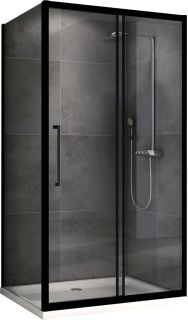 Душевой уголок ABBER Schwarzer Diamant 150x100см AG30150BH-S100B-S100B