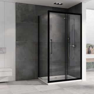 Душевой уголок ABBER Schwarzer Diamant 150x70см AG30150BH-S70B