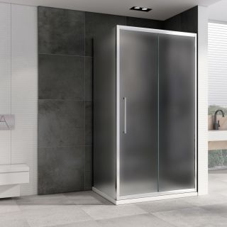 Душевой уголок ABBER Schwarzer Diamant AG30150MH-S50M 150x50см хром