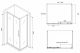 Душевой уголок ABBER Schwarzer Diamant 160x80см AG30160BH-S80B