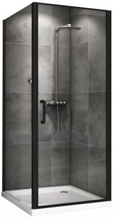 Душевой уголок ABBER Sonnenstrand 90x70см чёрный AG04090B-S70B